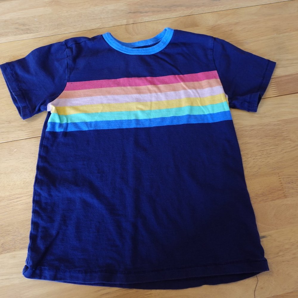 Primary rainbow panel t-shirt
